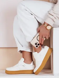 Dámske sneakersy na platforme NOXSTEP biele