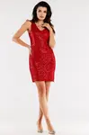 Awama Woman's Dress A484 Red
