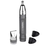 Multifunkční zastřihovač ušních a nosních chloupků BaByliss Ultimate Precision E116E- stříbrný + dárek zdarma