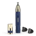 Multifunkční zastřihovač ušních a nosních chloupků BaByliss Ultimate Precision E112E - modro-zlatý + dárek zdarma