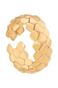 Lilou  Pozlacený prsten  Snake