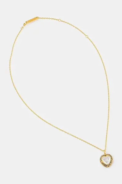 Ambush Strieborný náhrdelník AMBUSH Heart Class Ring Charm Necklace