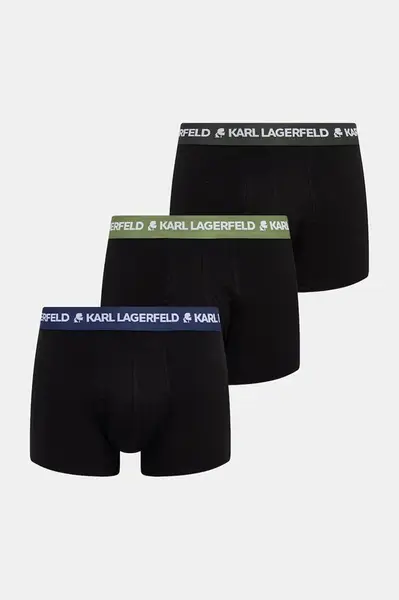 Karl Lagerfeld boxerky pánské bavlněné s elastanem 3-pack