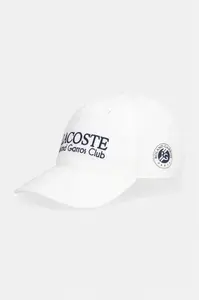 Lacoste čiapka so šiltom bavlnená