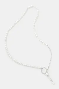 Ambush Strieborný náhrdelník AMBUSH Pearl Strand Necklace