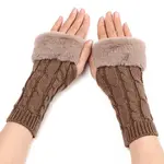 Acrylic Fibers Knitting Fingerless Gloves