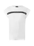 EA7 Emporio Armani Tričko  čierna / biela