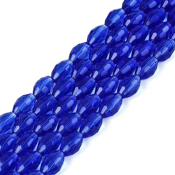 Transparent Glass Beads Strands