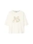 AllSaints Tričko 'ICON AMELIE'  strieborná / biela