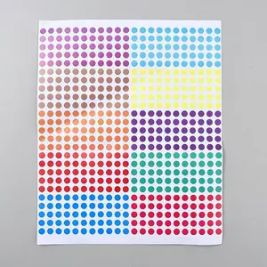 Flat Round Self-adhesive Stickers