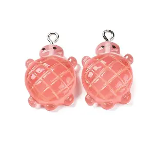 Gradient Color & Luminous Opaque Resin Pendants