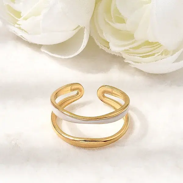 Line 304 Stainless Steel Cuff Open Rings