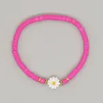 Bohemian Vacation Style Handmade Polymer Clay Heishi Beads Stretch Bracelets