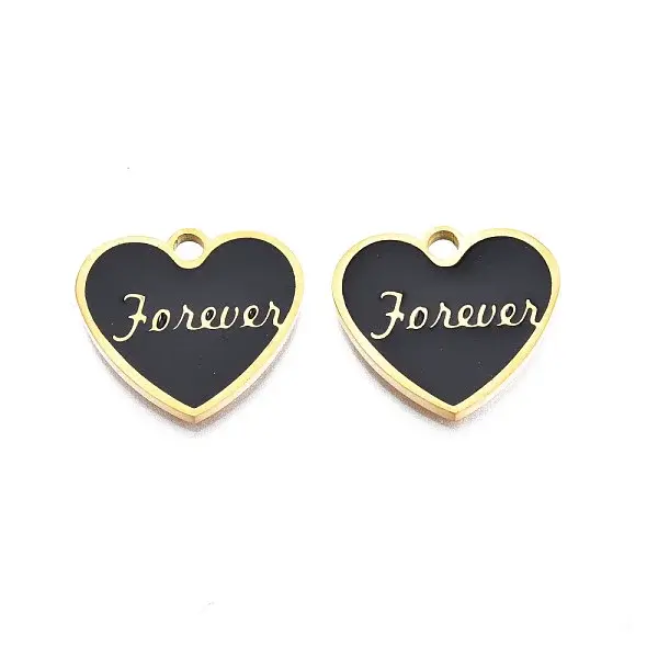 201 Stainless Steel Enamel Pendants