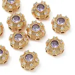 Brass Pave Cubic Zirconia Multi-strand Links