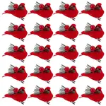 Felt & Feather & Foam Simulation Bird Christmas Tree Decorations