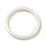 Natural White Shell Linking Ring