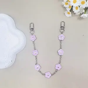 Alloy Enamel Phone Phone Hand Strap Chains