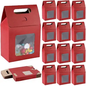 Rectangle Paper Gift Boxes with Clear Window
