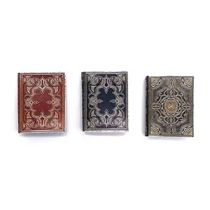 3Pcs Paper Book Miniature Ornaments