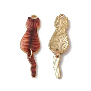 Rack Plating Alloy Enamel Pendants