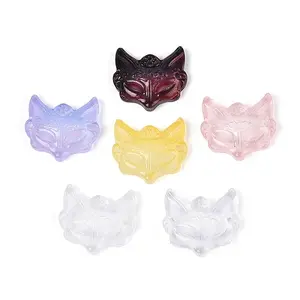 Dyed & Heated Glass Connector Charms