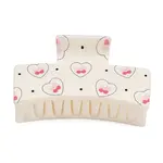 Plastic Printed Claw Hair Clips