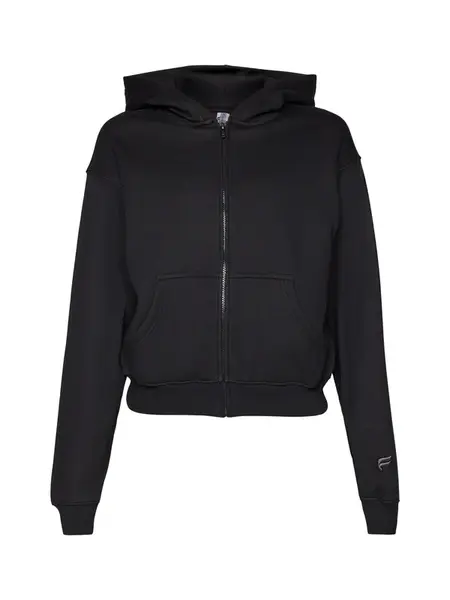 Fabletics Športová mikina so zipsom  čierna