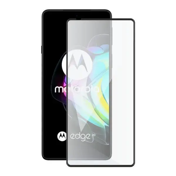 Tvrzené sklo Screenshield pro Motorola Edge 20 XT2143 (full COVER), černá