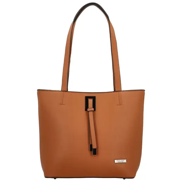 Dámská kabelka na rameno hnědá - Delami Athena Aura