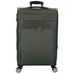 Cestovní látkový kufr tmavě šedý - Jony Shauny M