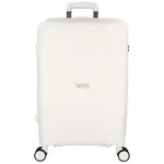 Cestovní plastový kufr bílý - Ormi Maroon M