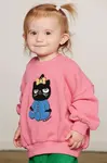 Mini Rodini mikina detská bavlnená Cat