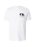 Calvin Klein Jeans Tričko  čierna / biela