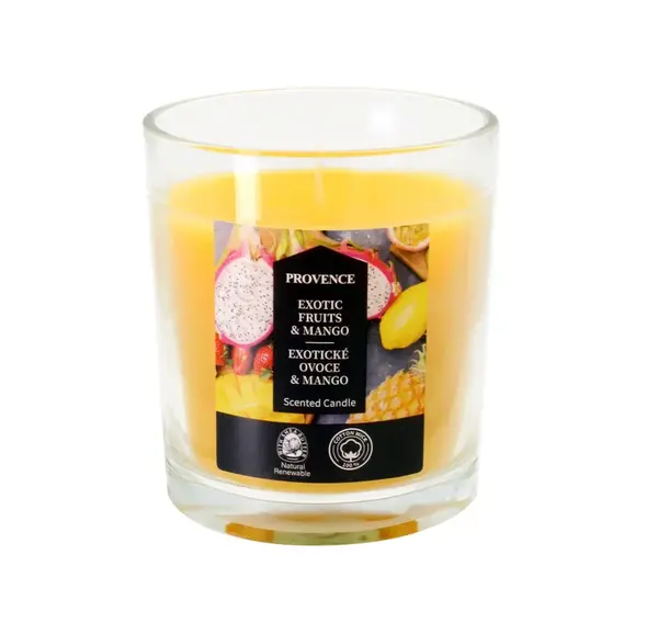 Provence Svíčka ve skle Exotické ovoce a mango 135 g