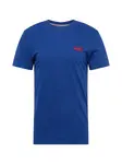 Superdry & Co Tričko 'Essential'  kobaltovomodrá / červená