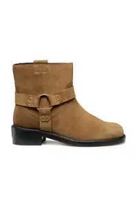 Semišové boty Geox D NALVIA