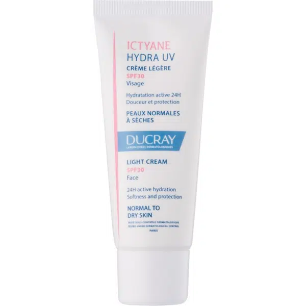 Ducray Ictyane lehký krém pro normální až suchou pleť SPF 30 40 ml