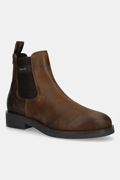 Kožené kotníkové boty Gant Prepdale