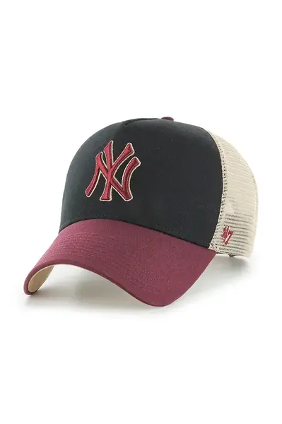 Kšiltovka 47 brand MLB New York Yankees černá barva, B-BPTOM17CNP-BKB