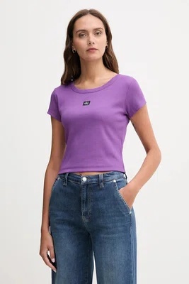 Tričko Calvin Klein Jeans dámské, bílá barva, LV047C200G