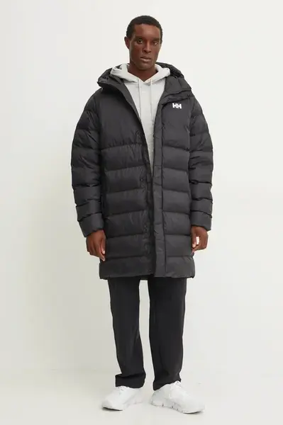 Bunda Helly Hansen OSLO pánská, černá barva, zimní, 53466