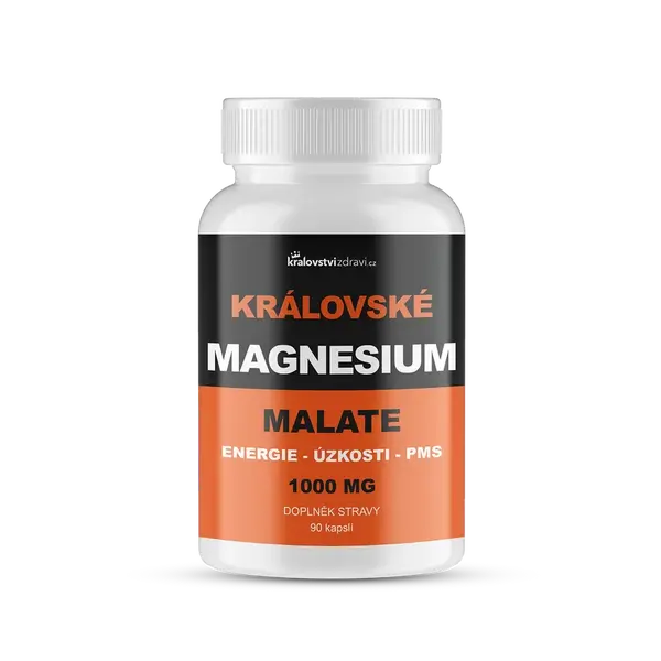 královstvízdraví Královské Magnesium Malate 835 mg, 90 kapslí