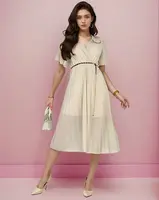 Resti Women's pleated midi dress