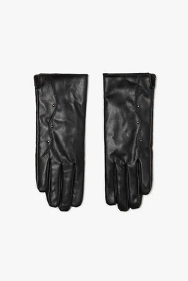 Marisse Gloves with rhinestones