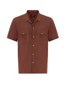 Antioch Košeľa  hnedá