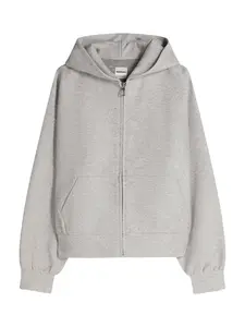 Bershka Tepláková bunda  sivá