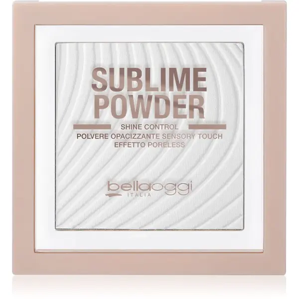 bellaoggi Sublime Powder Shine Control kompaktní transparentní pudr s matným efektem odstín Supernova 9 g