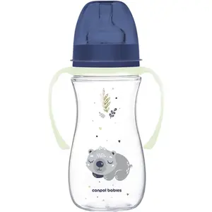 Canpol babies EasyStart Sleepy Koala 300 ml kojenecká láhev 12 m+ Blue 300 ml
