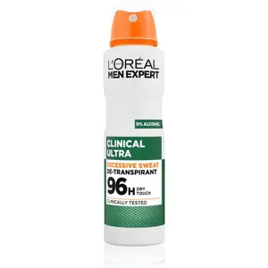 L’Oréal Paris Men Expert Clinical Ultra antiperspirant ve spreji pro muže 150 ml